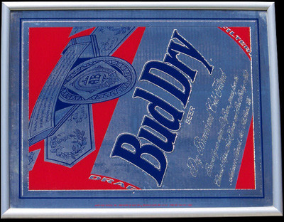 Bud Dry Bar Mirror