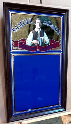 Samuel Adams Dry Erase Menu/Score Board Bar Mirror