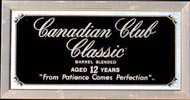 Canadian Club Whiskey Vintage Bar Mirror