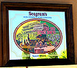 Seagram's Seven Crown Epsom Downs Bar Mirror
