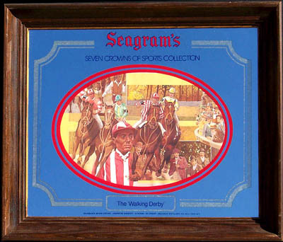 Seagram's Seven Crown of Sports Collection The Walking Derby Mirror