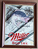 Miller High Life 1st Edition Sportsmens Series Bass Vintage Wildlife Bar Mirror