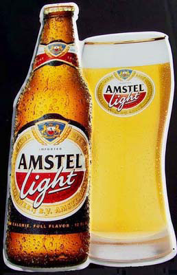 Amstel Light Beer Tin Sign