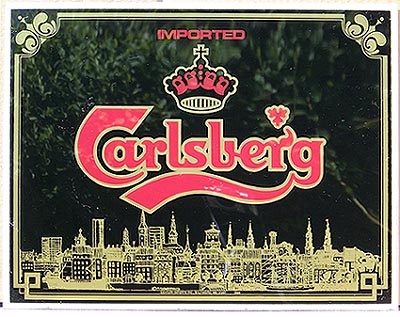 Carlsberg Beer Plastic Sign