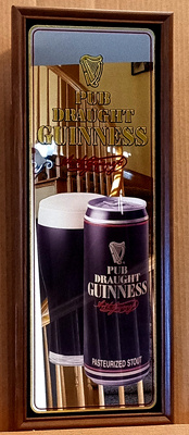 Guinness Pub Draught Bar Mirror