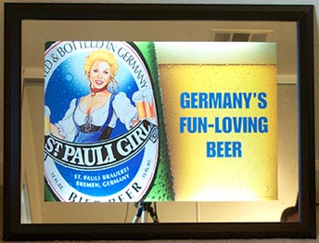 St Pauli Girl Illuminated Mirror