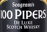 Seagram's 100 Pipers Scotch Bar Mirror