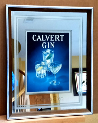 Calvert Gin Vintage Bar Mirror