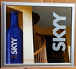Skyy Blue Vodka Bar Mirror