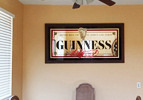 Large Guinness St James Gate Bar Back Mirror – Collectible Bar Decor