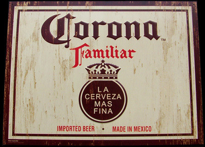 Corona Familiar New Tin Sign