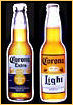 Set of 2 Corona Extra & Corona Light Beer Bottle Tin Signs – Collectible Bar Decor