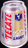 Tecate Light Mexican Beer Tin Beer Can Sign – Collectible Bar Decor