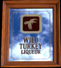 Wild Turkey mirror with classic bird logo