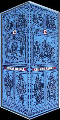Chivas Regal Vintage 6 Sided Scotch Whisky Mirror