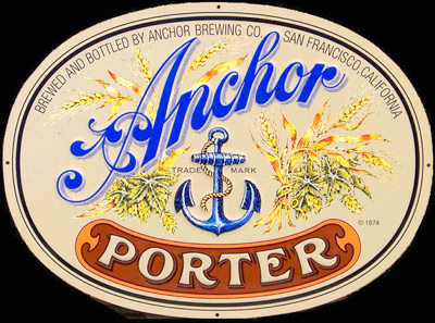 Anchor Brewing Co. San Francisco Porter Tin Sign