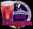 BridgePort KINGPIN Double Red Ale Tin Sign – Collectible Bar Decor