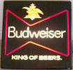 Budweiser Illuminated King of Beers Vintage Illuminated Sign – Collectible Bar Decor