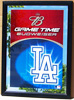 Budweiser Los Angeles Dodgers Beveled Glass Mirror – Collectible Bar Decor