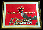 Budweiser Quail Unlimited Wildlife Mirror