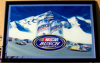 Busch Series NASCAR Racing Mirror