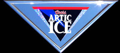 Coors Artic Ice Triangle Bar Mirror