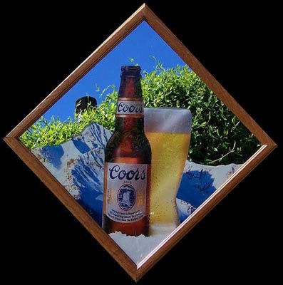 1991 Coors Diamond Mirror