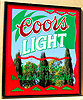 1994 Coors Light Mexican Silver Bullet Mirror