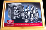 Miller High Life The Champagne of Beers Heritage Bar Back Mirror
