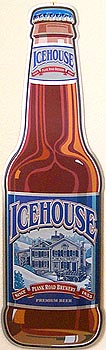 Plank Road Icehouse Beer Bottle Tin Beer Sign