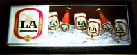 La-Light Illuminated Beer Sign