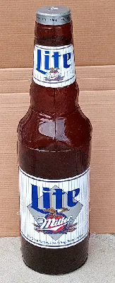 36 inch Miller Lite inflatable beer bottle display