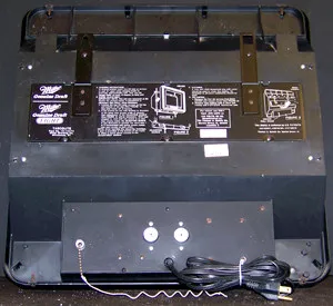 Back of sign