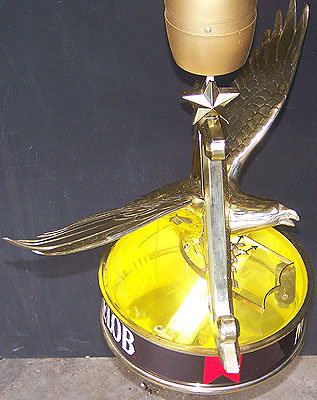 Michelob 3D Eagle Illuminated Rotating Vintage Bar Sign