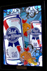 Pabst Blue Ribbon Fish NEW Framed Art Print – Collectible Bar Decor