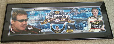 Miller Lite Rusty Wallace's Last Call Framed Print