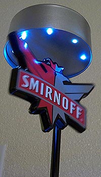 Smirnoff Floating Logo Motion Sign