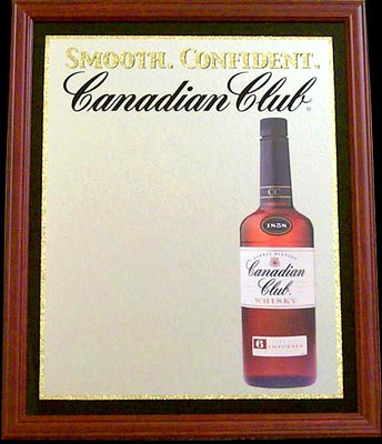 Canadian Club Canadian Whiskey NEW Bar Mirror