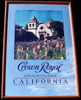 Crown Royal California Mission Vintage Bar Mirror