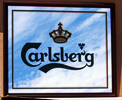 Carlsberg Beer Large Bar Back Mirror