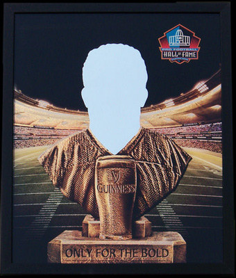 Guinness Pro Football Hall of Fame NEW Bar Mirror