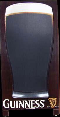 Guinness NEW Sidewalk Black Board Sign