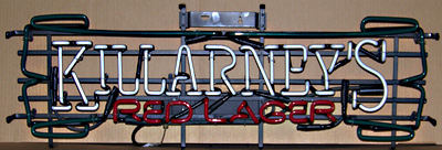 Killarney's Irish Red Lager Neon Sign
